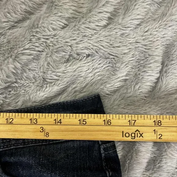 Nine West Jeans Womens 6 Capri Cropped Dark Wash Embellished Stretch Denim Boho - Picture 9 of 11